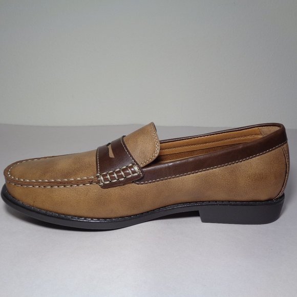IZOD Size 7.5 M EDMUND 2 Tan Brown New Loafers main image 11